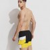 ZIITOP Men's Swim Trunks with Mesh Lining Board Shorts Above Knee Fashion Swimwear Black B07BJ71L3T